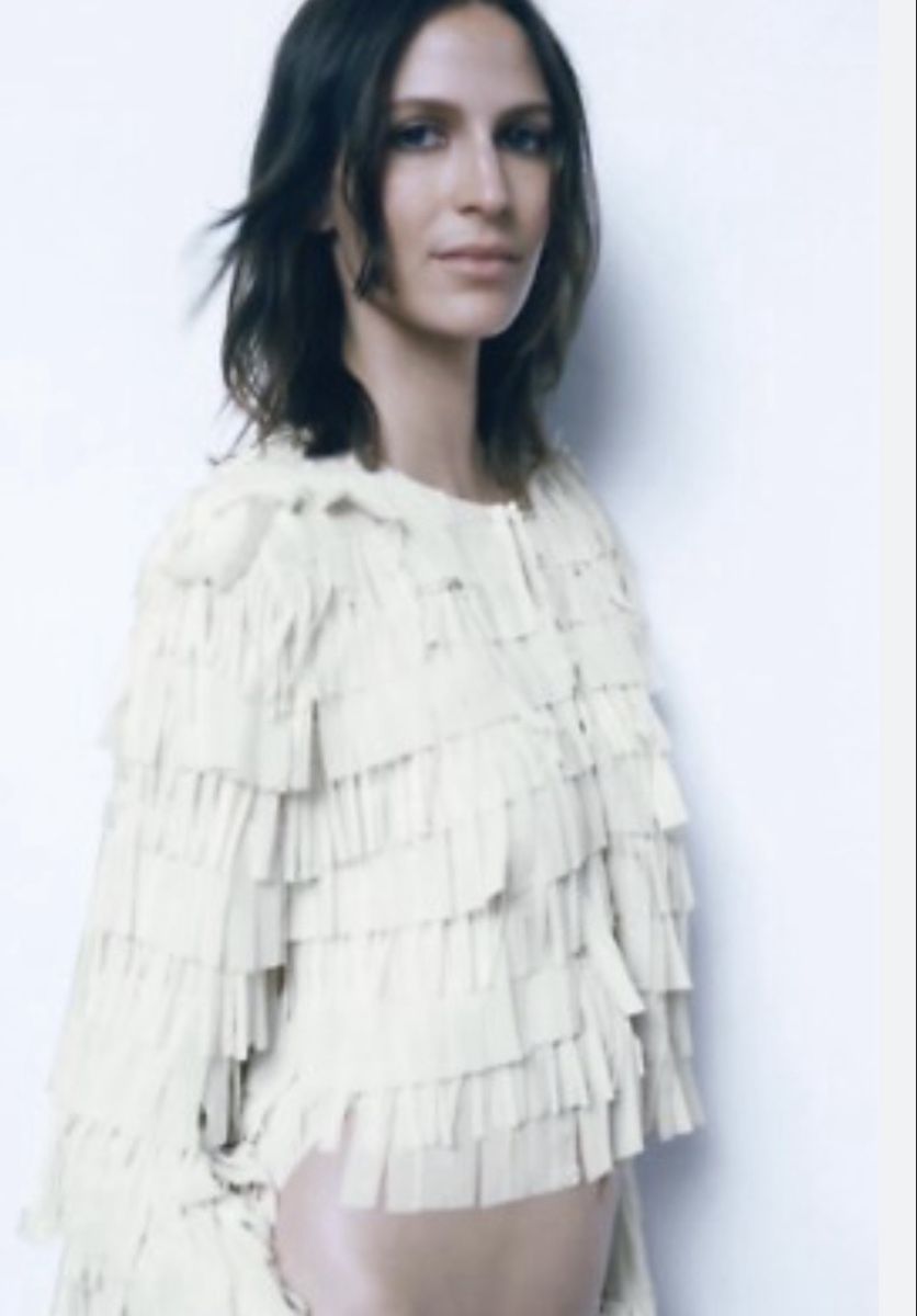 Zara Giacche: Zara Fransen Jacke, Vanilla – Usato da Baden venduto da Tiffany6878 5