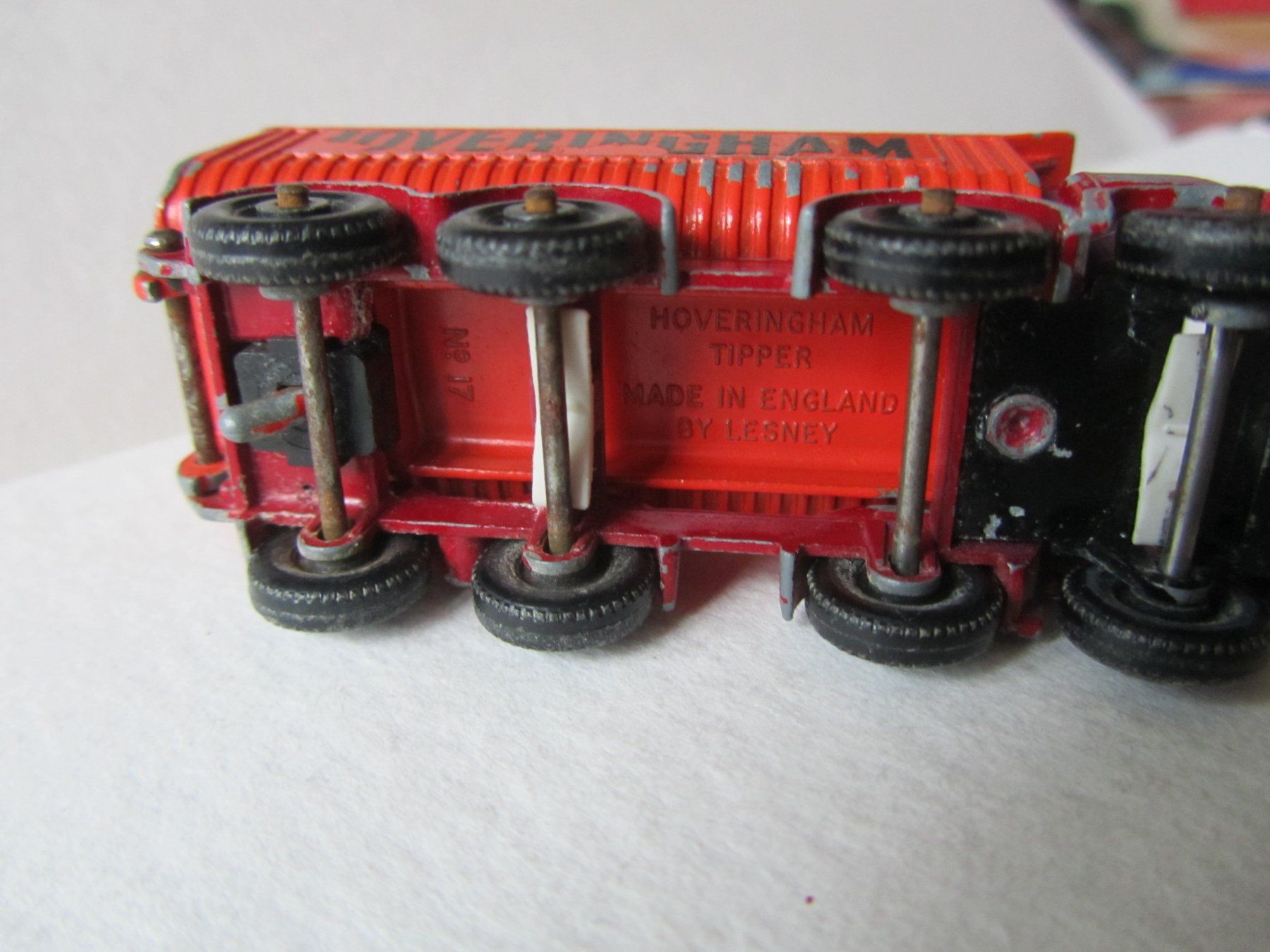 Matchbox Modellini d'auto: Hoveringham Tipper, Matchbox Lesney, Nr. 17D – Usato da Weiningen ZH venduto da dietsch57 6
