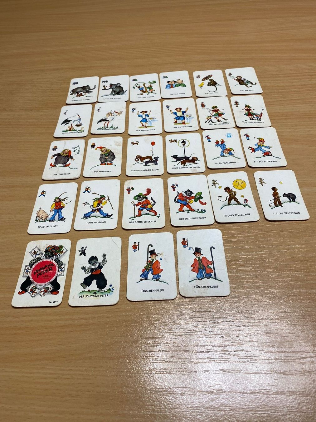 Spiele: SCHWARZER PETER NR.831 EIN LUSTIGES SPIEL, MAX UND MORITZ... – Gebraucht aus Stein AR von claire009 1