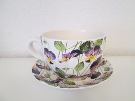 Blumenübertopf- Kaffeetasse