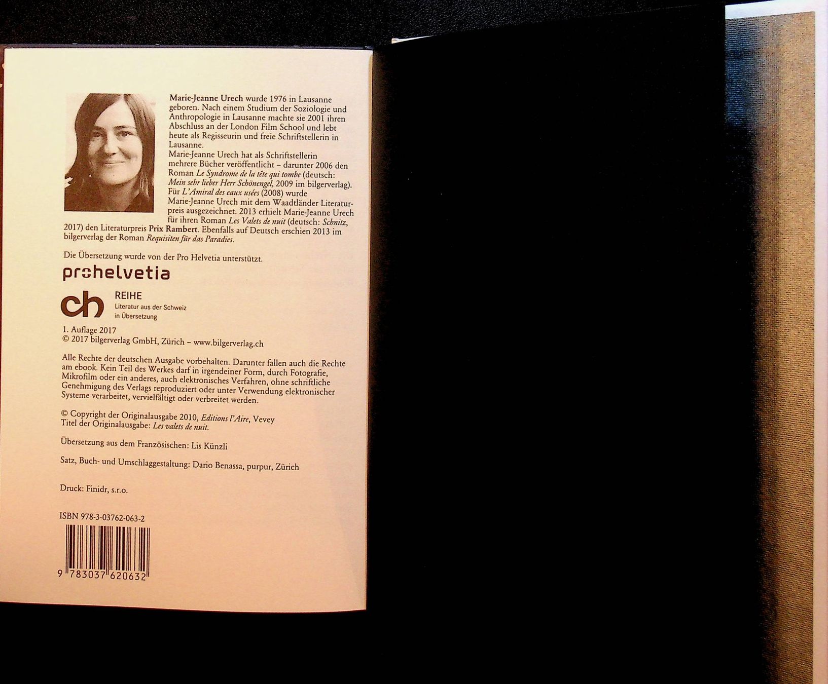 Libri: Marie-Jeanne Urech Schnitz Bigerverlag EA 2017 – Usato da Reitnau venduto da Zaomir 3