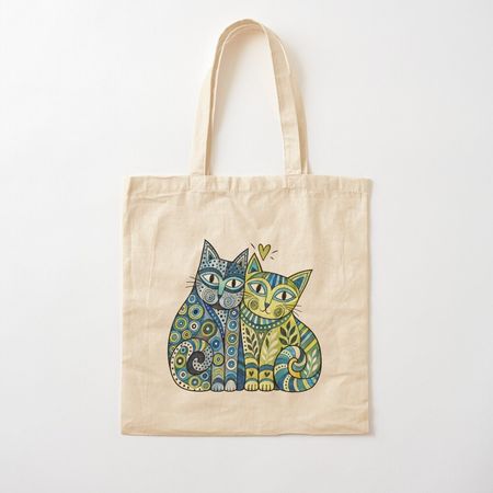 Stofftasche - Katzenliebe - inkl. Versand