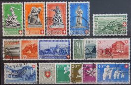 Schweiz PP ex. Kat. 3-50 gest. 1940/50 Kat. 155 Euro