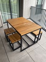 Gebrauchtes Garten-Set aus massivem Akazienholz