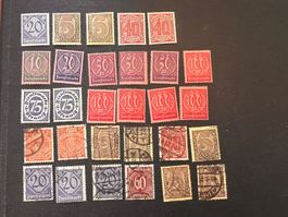 Lot Deutsches Reich 1921 Dienstmarken  * + ** + gest. (2024)
