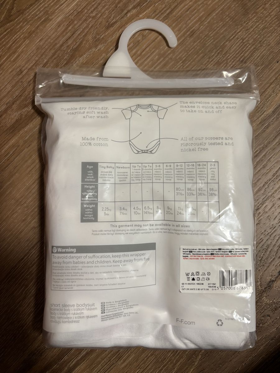 Kleiderpakete & -sets: Baby Body x 3, Gr. 0-3M!!! – Neu und originalverpackt aus Einsiedeln von sum_xm7z 1