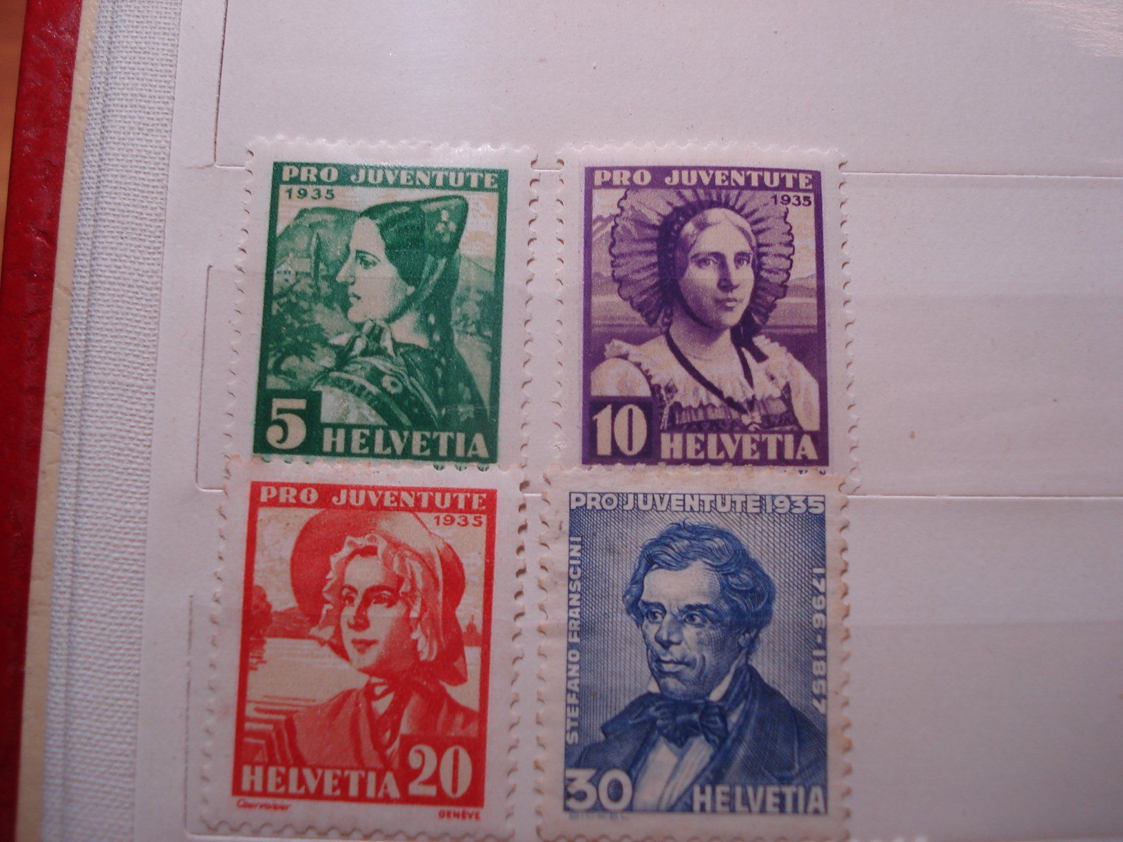 Tutti i francobolli: Satz Pro Juventute 1935 * – Usato da Niederwil AG venduto da morostahu