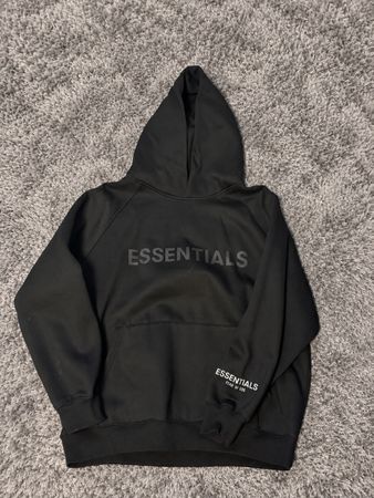 Kapuzenpullover Essentials Fear of God schwarz Grösse S