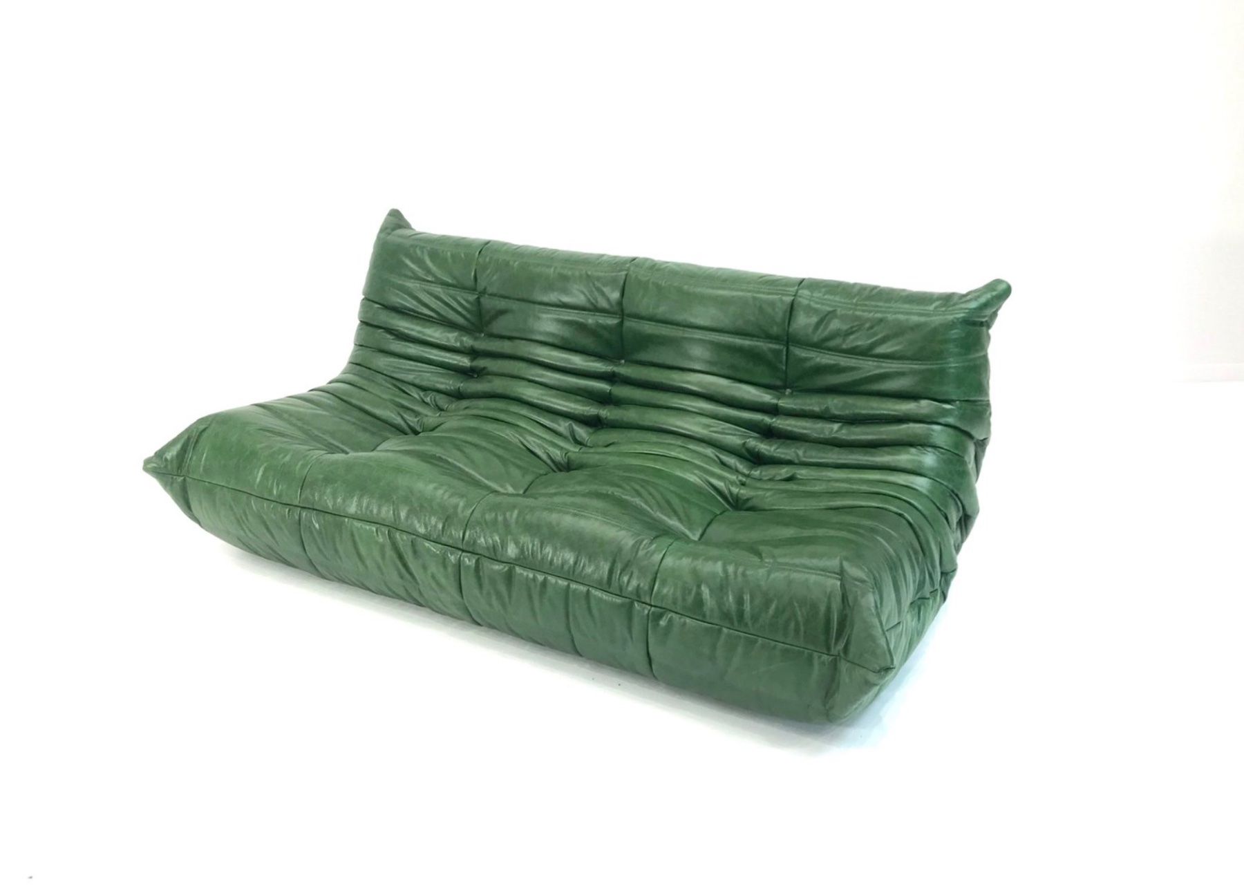 Ligne Roset Sofas: 3er Sofa Togo, neu bezogen mit Leder – Neu (gemäss Beschreibung) aus Zürich von ERATOMIUM 2