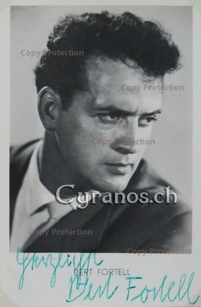 Autogramme: Bert Fortell (1924-1996) Schauspieler - Autogramm – Gebraucht aus Dietikon von cyranos1