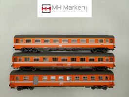 Roco 2x 4236G+4223B Eurofima Personenwagen SNCF DC H0 in OVP