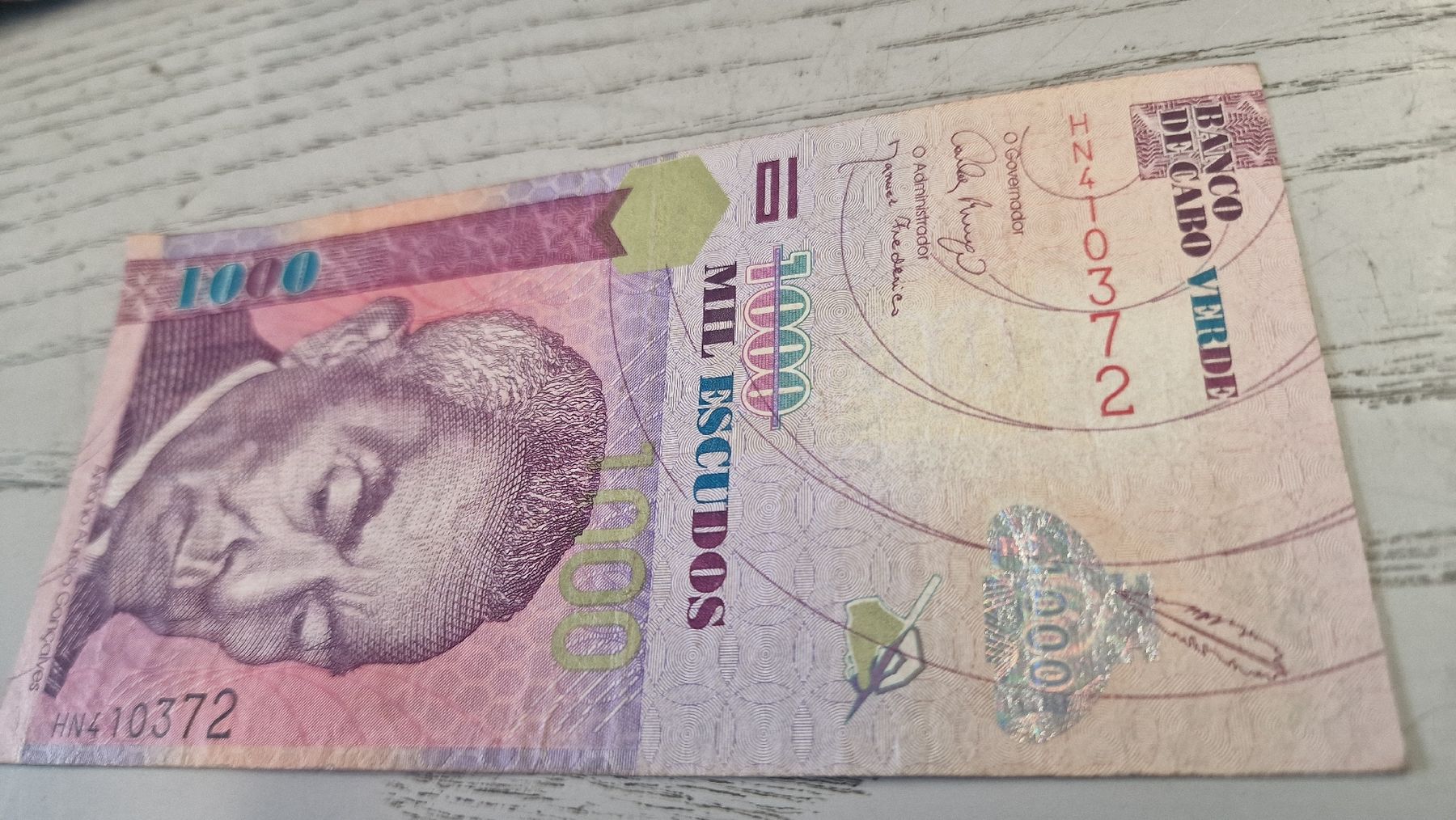 Banknoten: 1000 Escudos Cabo Verde 2007 Banknote good condition – Gebraucht aus Herisau von Antiques.AR