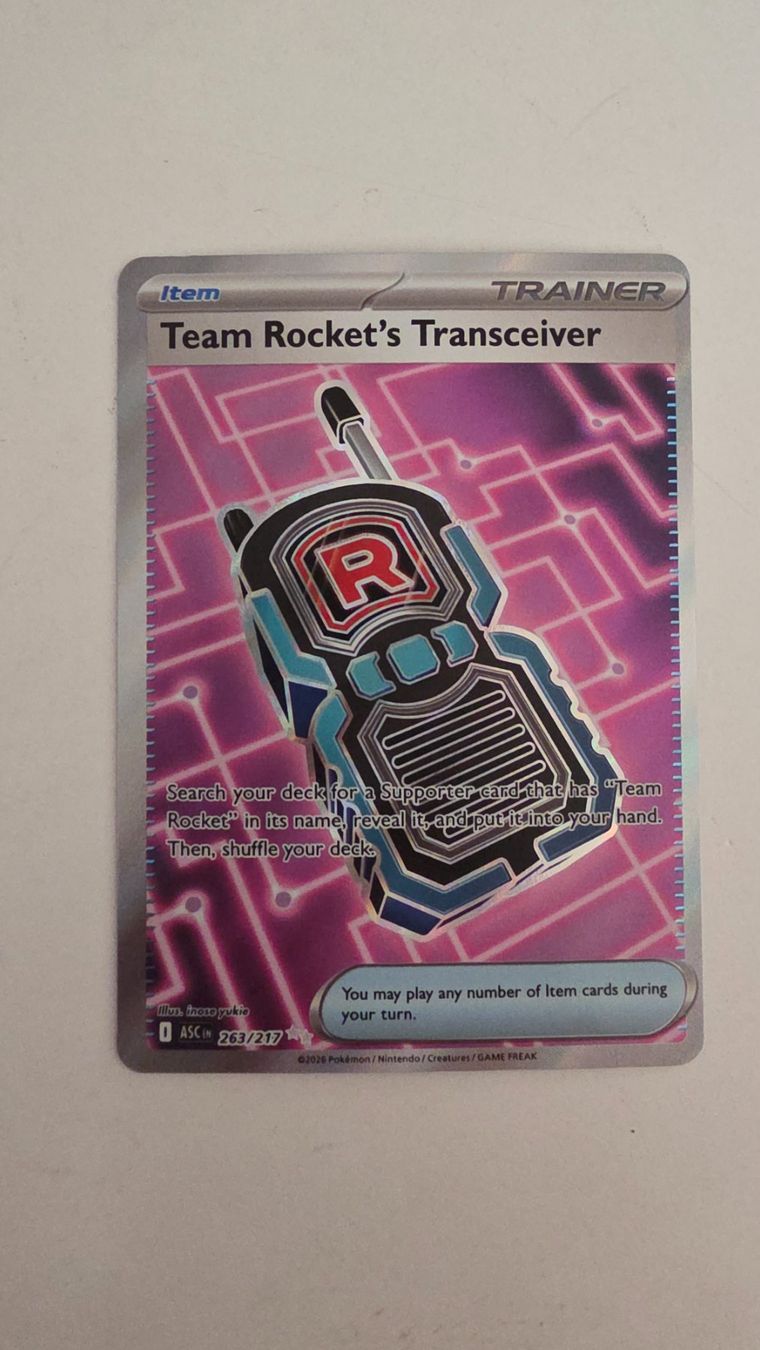 Pokémon Carte collezionabili: Team Rocket's Transceiver - 263/217 - Ascended Heroes - FA – Nuovo (secondo la descrizione) da Richterswil venduto da Goennjamin90