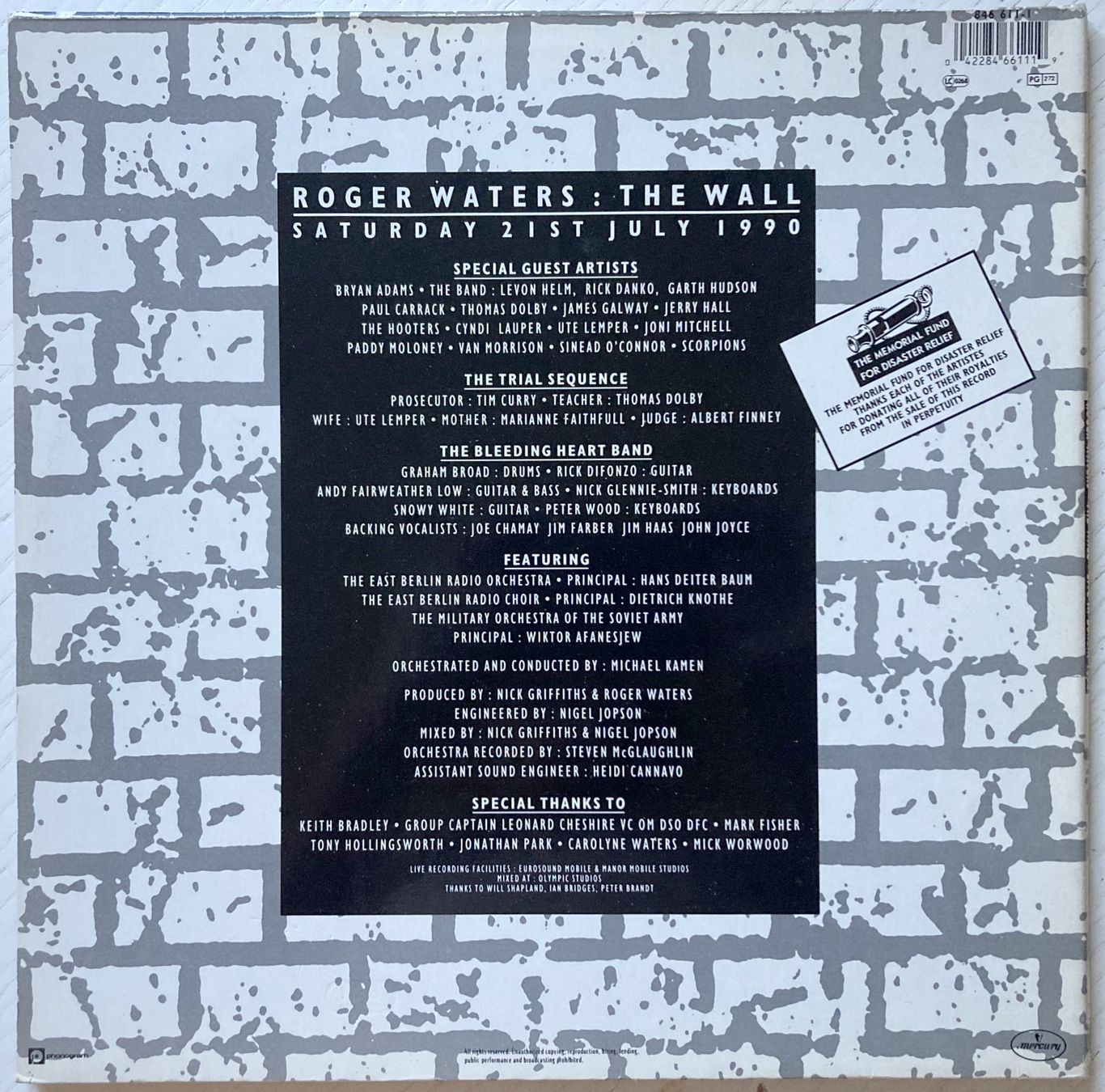 Schallplatten: PINK FLOYD / ROGER WATERS - THE WALL LIVE IN BERLIN – Gebraucht aus Bottens von hotter-than-hell 1