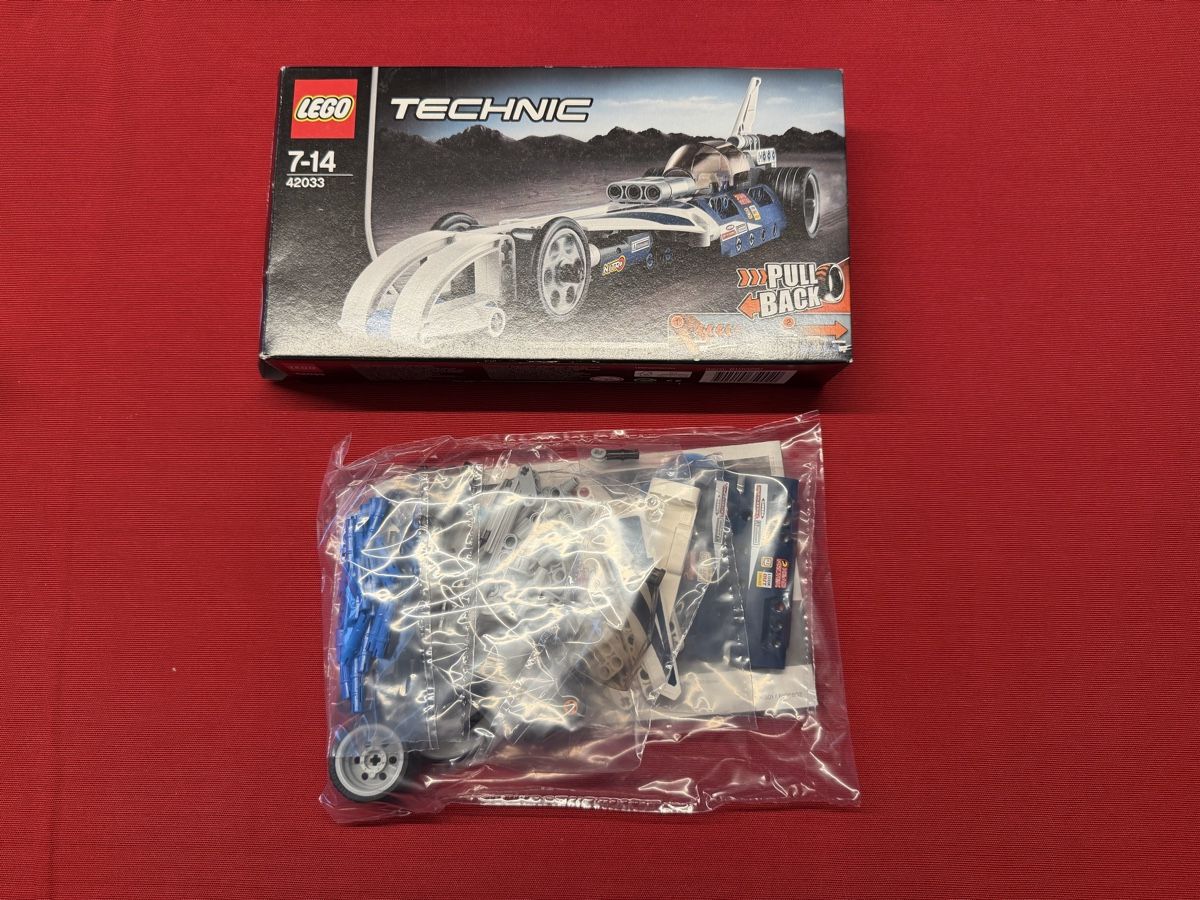 Lego Baukästen: LEGO Technic 42033 Rekordwagen Pullback - Neuwertig! – Gebraucht aus Kloten von Mak10auto 1