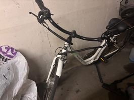 E-Bike Saxonette Basic weiss gebraucht  guter Zustand