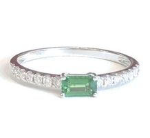 Cocktailring: 1 Tsavorit 0.26ct., 1190.-