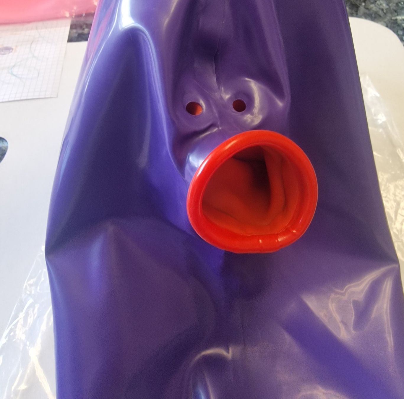 Maschere: Latex Maske – Nuovo e nell'imballaggio originale da Uerkheim venduto da Justi.y 1