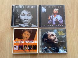 Aretha Franklin, Billie Holiday, Marvin Gaye