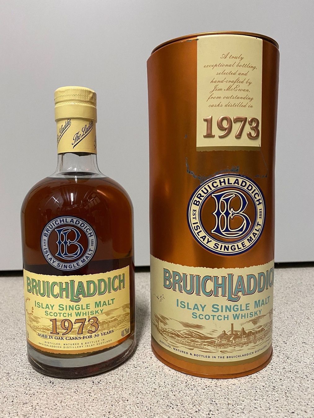 Bruichladdich Spirituosen: Bruichladdich 30yo 1973 – Neu (gemäss Beschreibung) aus Mönchaltorf von Drammer