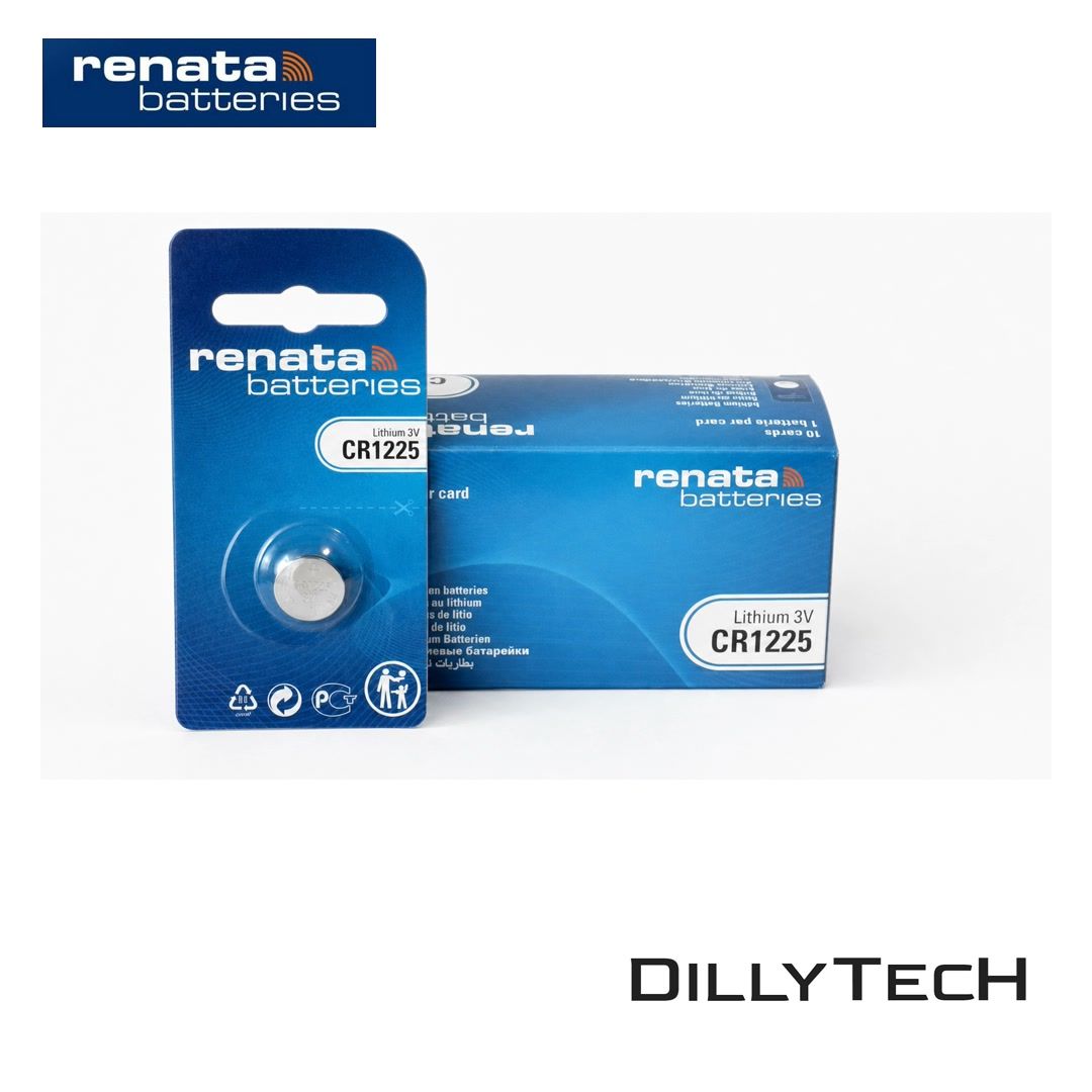 Caricatori & Batterie: Renata CR1225 Lithium Knopfzellenbatterie - 2 Stk. – Nuovo e nell'imballaggio originale da Meilen venduto da DillyTecH 2