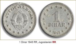 1 Dinar 1945 RR