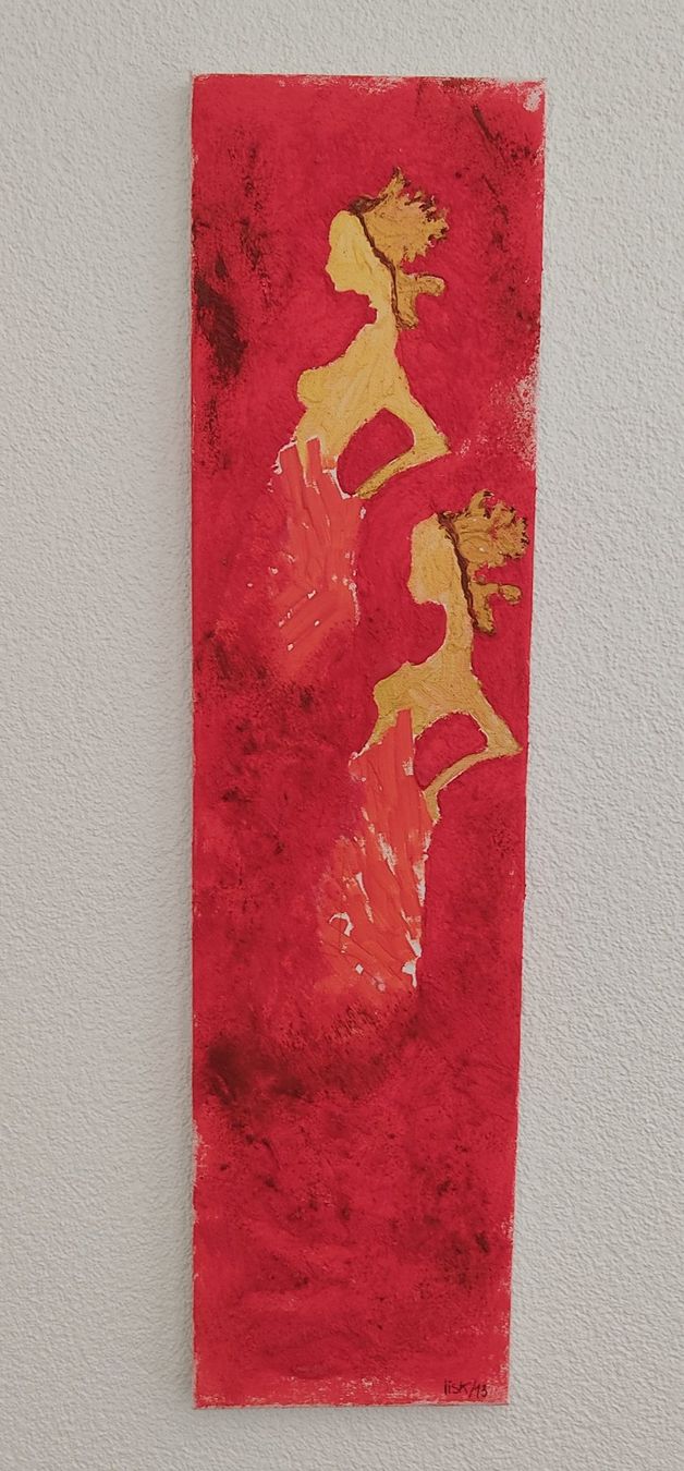 Dipinti: Acrylbild "Modeschau" – Nuovo (secondo la descrizione) da Heimberg venduto da lisari01 1