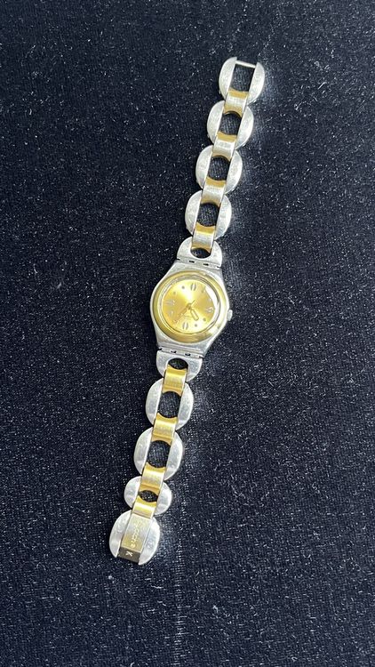 Swatch Montres: Vintage Swatch Damenuhr, Gold/Silber – D'occasion à Grenchen par chththl 1