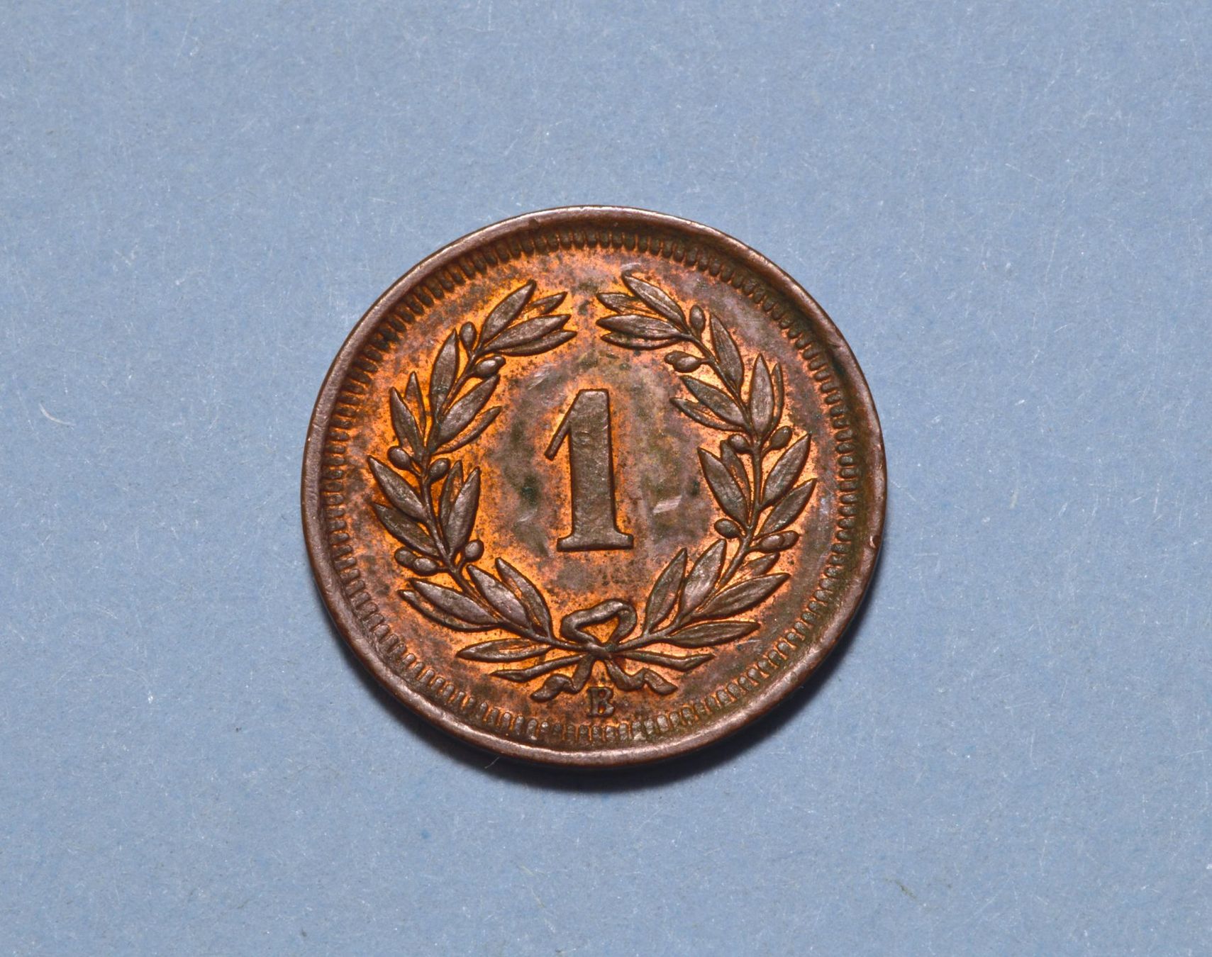 Tutti le monete: 1 Rappen 1900 – Usato da Oberglatt ZH venduto da ZH111 1