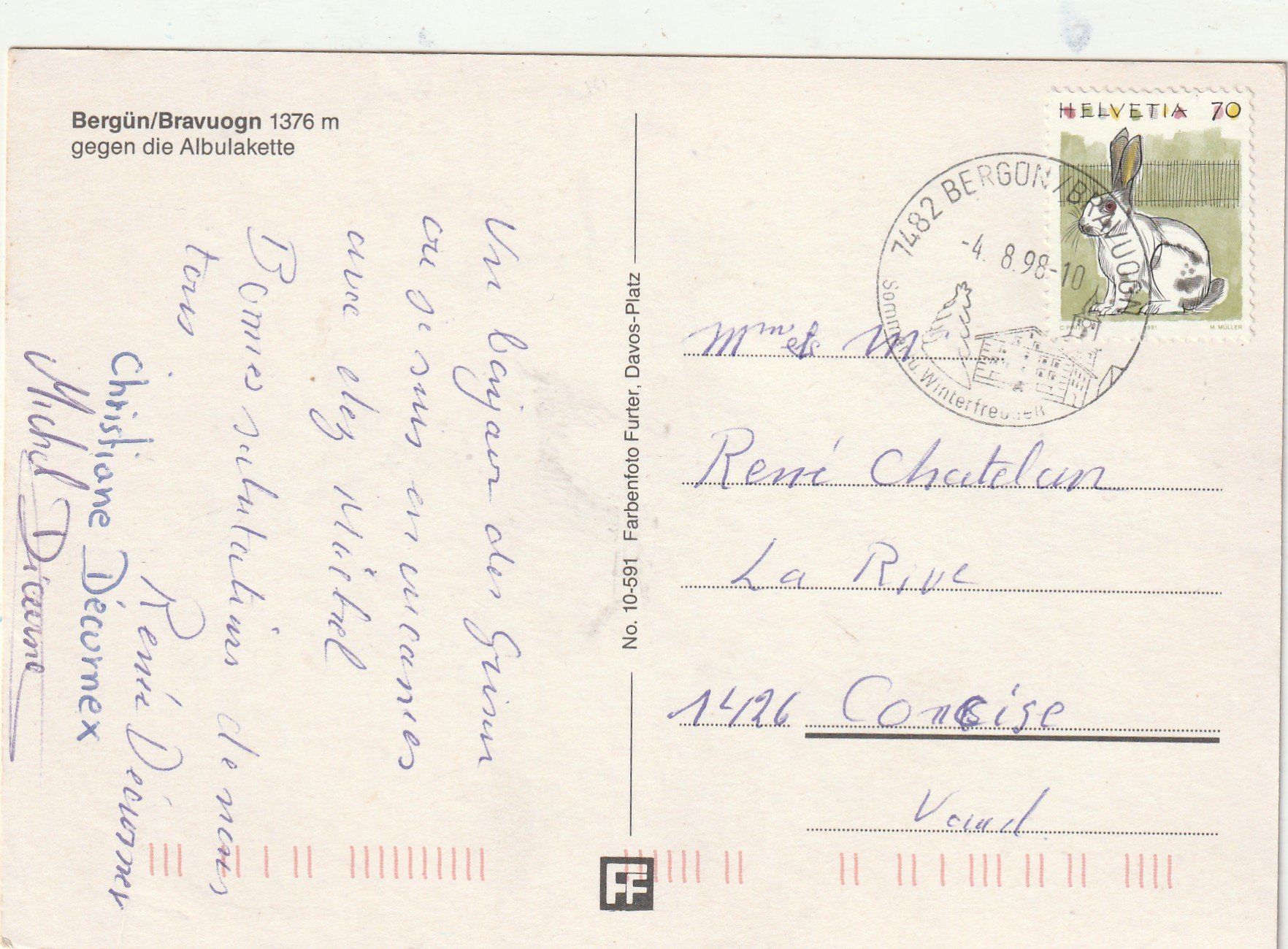 Cartoline postali: Bullet – Usato da Lumbrein venduto da made02 1