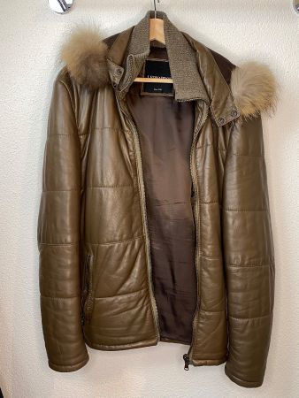 Coole Lederjacke der Marke Leonardo - Grösse M
