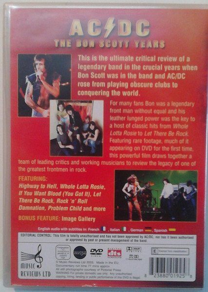 AC/DC – The Bon Scott Years - Rar und Vergriffen! (Gebraucht) in ...