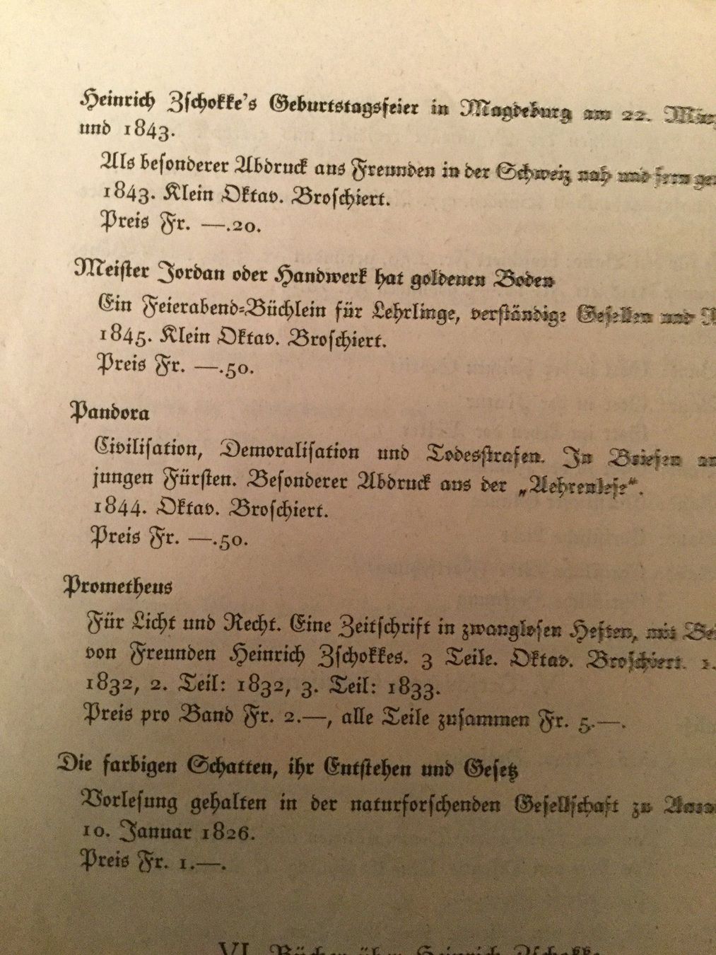 Musicassette: Sauerländer: Schriften Hrch. Zschokke – Usato da Luzern venduto da Einh0rn 3