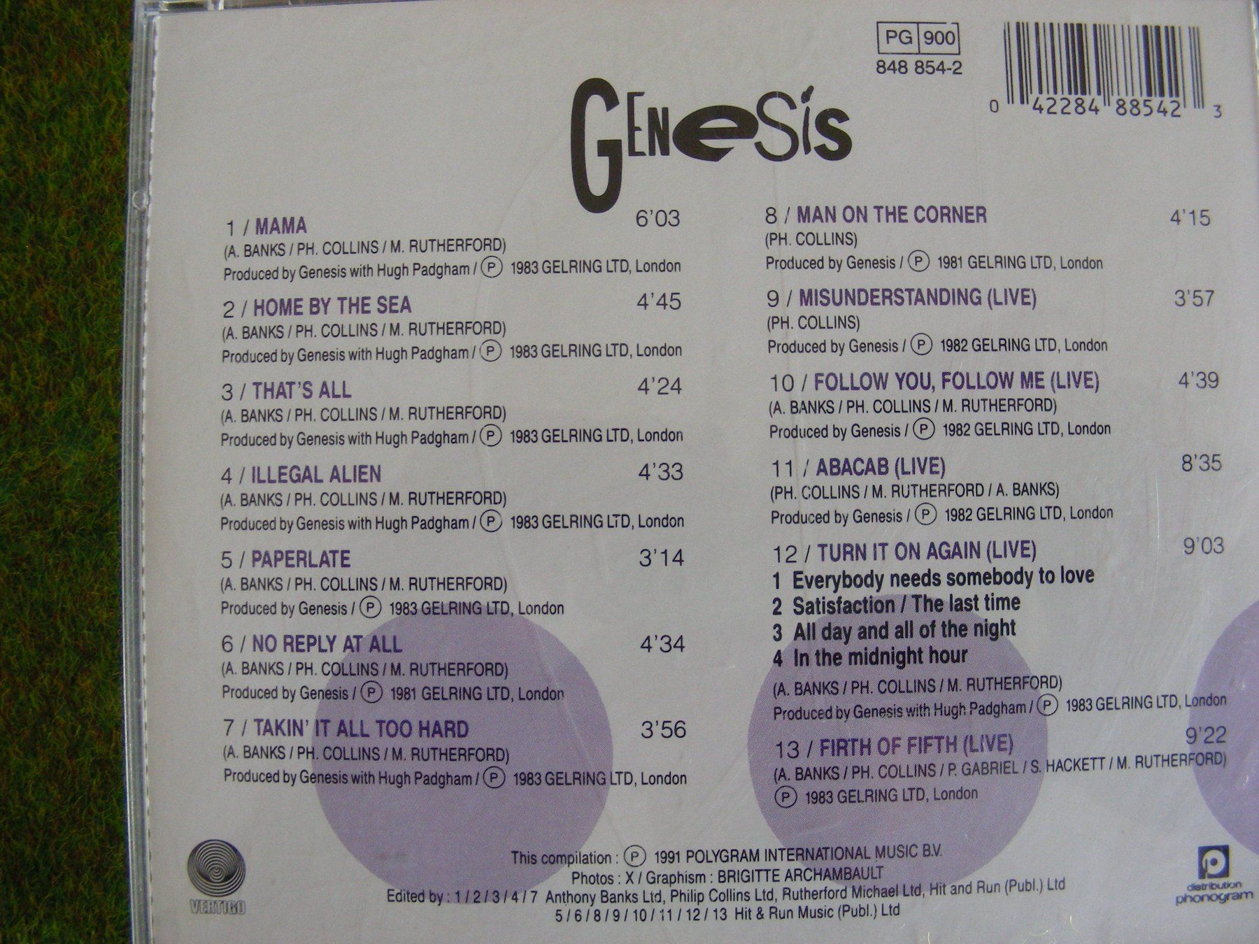CD: C D Genesis – Usato da Villars-Burquin venduto da Rodjeurs 1