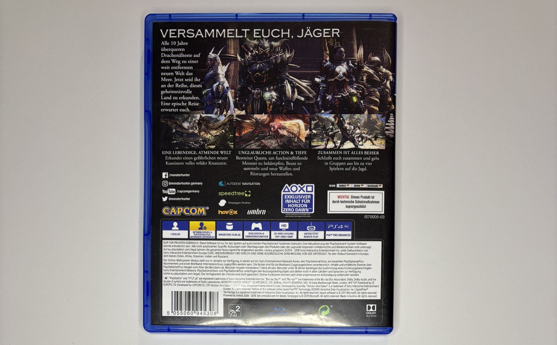 Giochi: PS4 - Monster Hunter World – Usato da Allschwil venduto da Bullach 2
