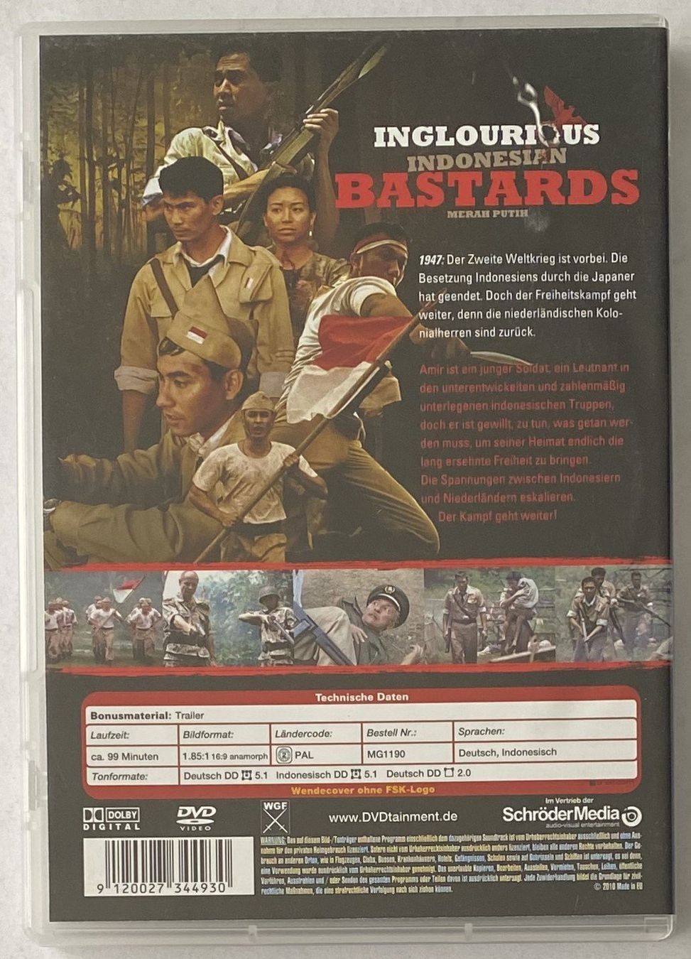 Tutti i DVDs: Inglourious Indonesian Bastards – Usato da Flums venduto da Asquillo 1