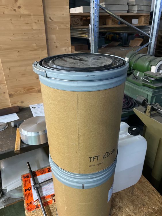 Fixkraft Fass 100l Blau - Lebensmittelecht Mit Deckel & Spannring