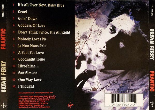 CD: CD Bryan Ferry - Frantic (2002) – Usato da Möriken AG venduto da mineralia 1