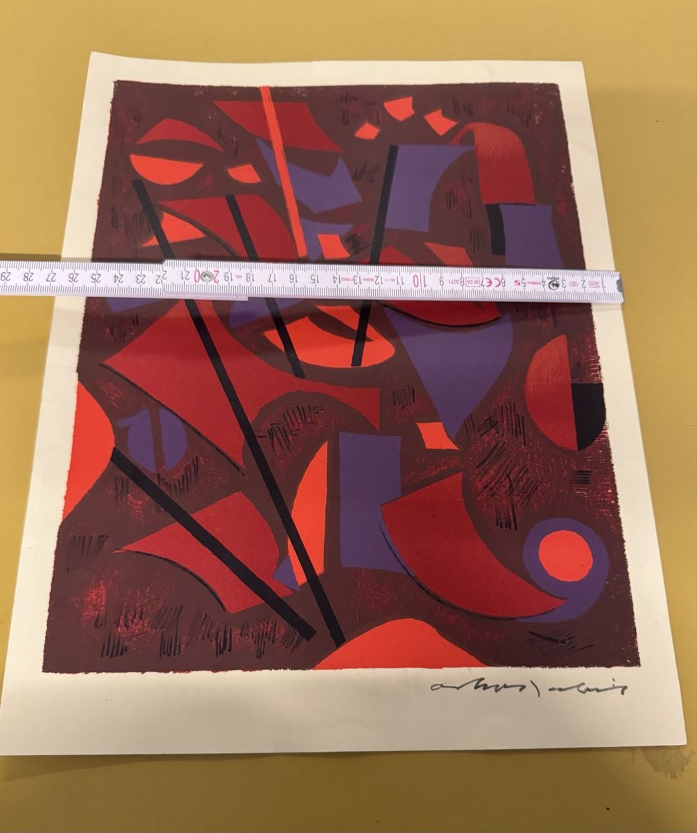 Grafica & Litografie: Lithos Hand signiert Bild  – Usato da Schlieren venduto da Freundlich02 5