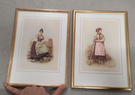 2 Bilder: Traditionelle Urner Trachten (Kanton Uri)
