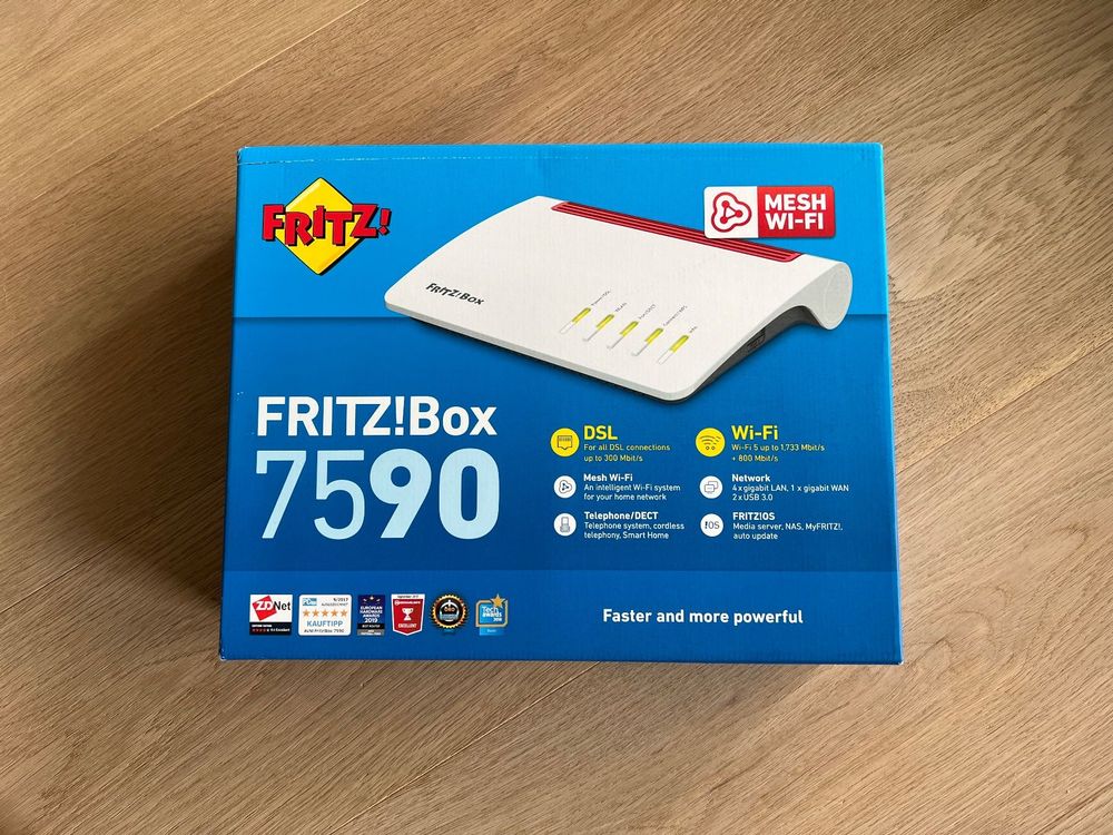 AVM FRITZ!Box 7590 A/CH Wireless Router DSLModem Kaufen auf Ricardo