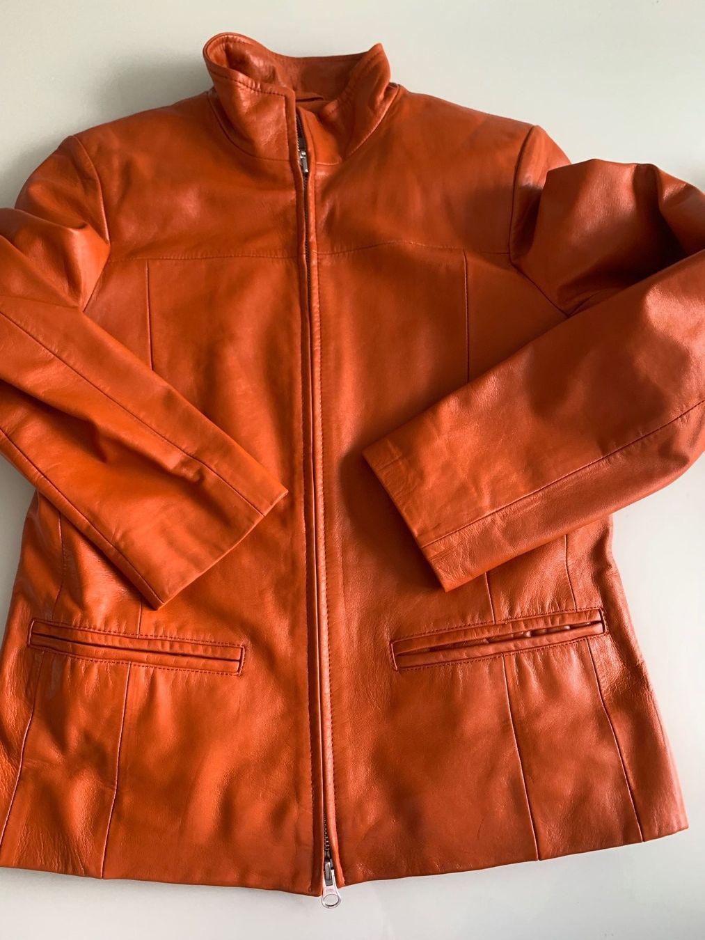 Giacche: Damen Lederjacke  orange : 36 – Nuovo (secondo la descrizione) da Adliswil venduto da Majeska 5