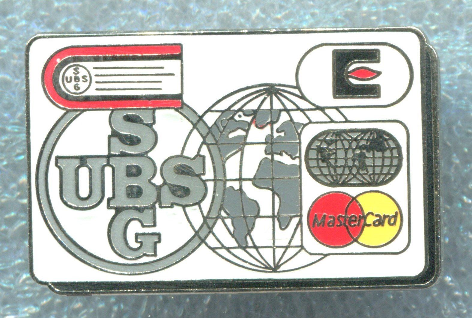 UBS Plaketten & Abzeichen: UBS Bank  EC MasterCard – Gebraucht aus Winterthur von Sammleroase