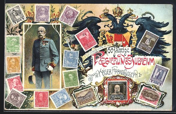 Cartoline postali: 60-jähriges Regierungsjubiläum von Kai – Usato da Berlin venduto da bartko-reher