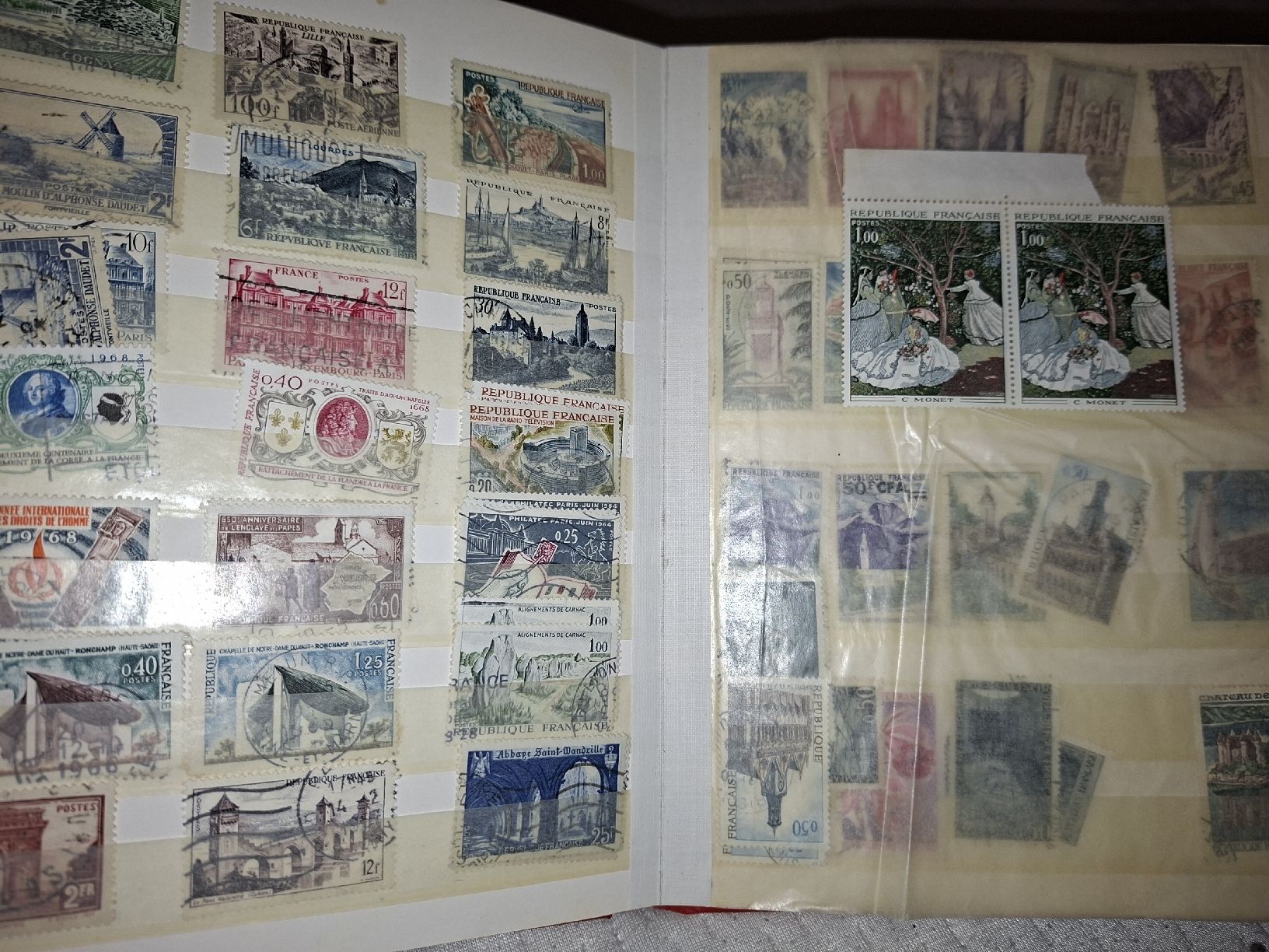 Alle Briefmarken: Sammlunh Frankreich  – Gebraucht aus Balgach von SIMEON27 4