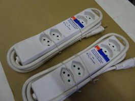%2Stk. 6er Stromsteckleisten 1.5m