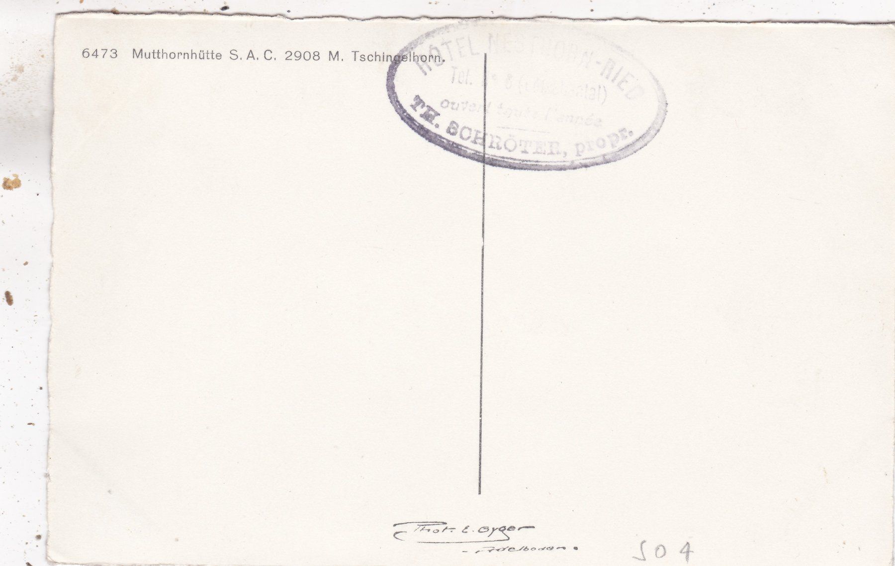 Cartoline postali: Mutthornhütte – Usato da Herisau venduto da Lisegrat2008 1