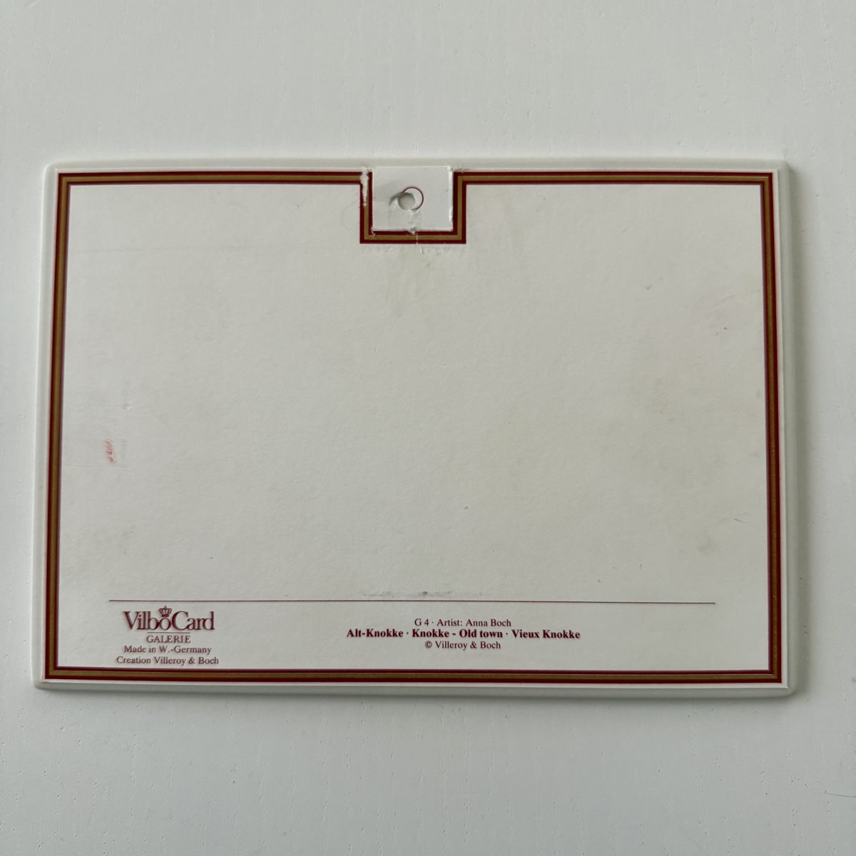 Dipinti: Vintage Villeroy & Boch VilboCard – Usato da Freienbach venduto da Avviivva_Shop 3
