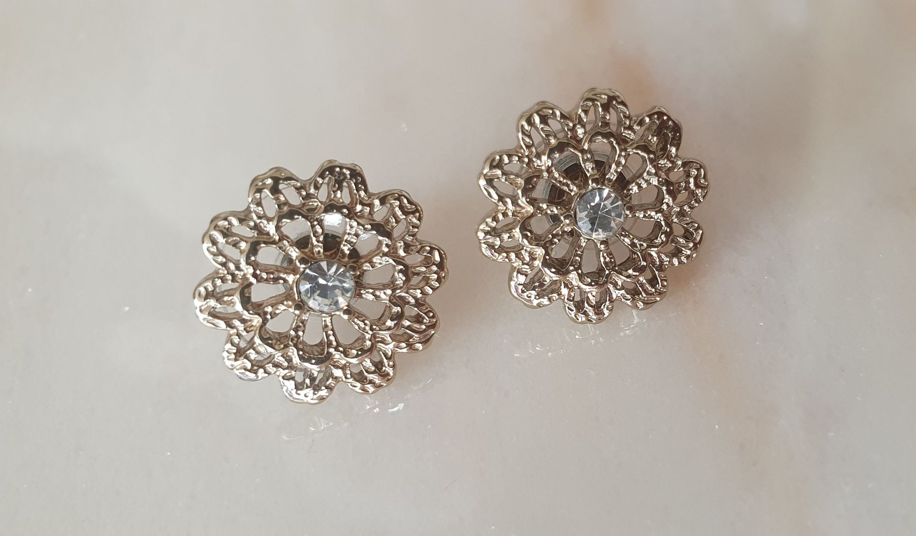 Orecchini pendenti & Orecchini a lobo: Marchesa Blumen Ohrstecker – Nuovo (secondo la descrizione) da Zürich venduto da fashionfee