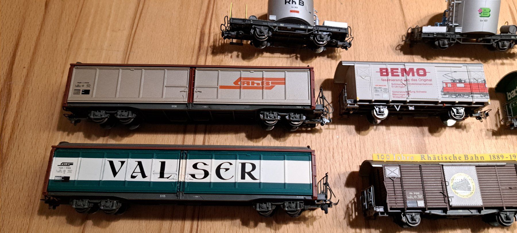 Bemo Modelleisenbahnen: Konvolut Bemo Güterwagen – Gebraucht aus Urdorf von Canyamel1 2